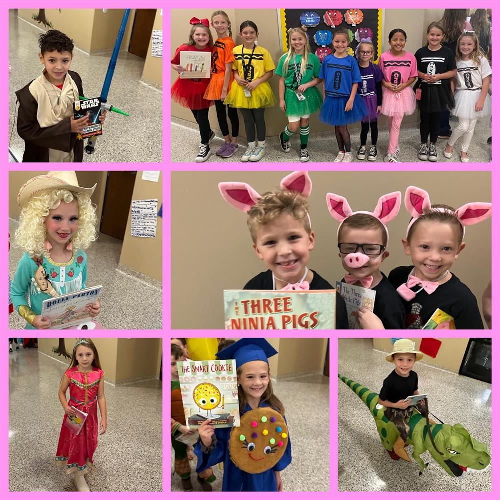  students dress as book characters